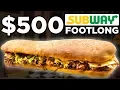 500 Subway Footlong Taste Test