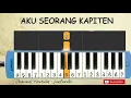 Lagu not pianika aku seorang kapiten - tutorial belajar pianika lagu anak - not angka
