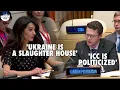 Human rights lawyer Amal Clooney pushes for Ukraine war crimes justice at UN
