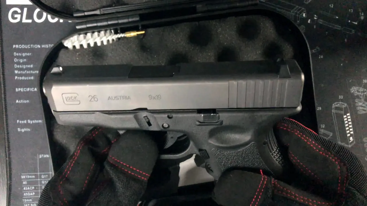 Glock 26 gen 3 Unboxing and first thoughts