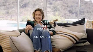 12 Questions with Josie Maran