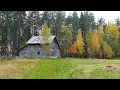 Adult Swim Bump: Shot of a Wood Cabin at Patvinsuo National Park in Lieksa, Finland (FANMADE)