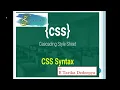 CSS syntax lesson 2