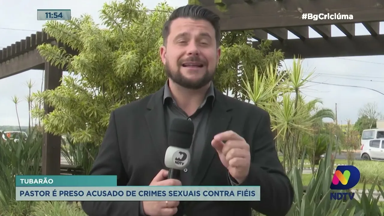 Pastor é preso acusado de crimes sexuais contra fiéis em Tubarão