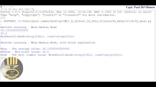 Python Machine Learning - Mean Median Mode