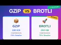 I Made My API 4x FASTER With This ONE Trick Gzip vs Brotli Compression Explained
