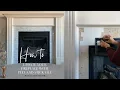 DIY Peel and Stick Tile Fireplace Makeover Budget Friendly Beginner DIY