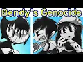 Download Lagu Friday Night Funkin' VS Bendy's Genocide FULL DEMO + Cutscenes (FNF Mod) (Bendy and the Ink Machine)
