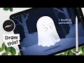How To Draw A Floating Ghost Procreate Animation Tutorial