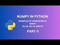 Master 2D 3D and 4D Arrays in NumPy Complete Python Tutorial for Beginners