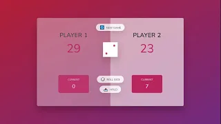 Javascript coded Pig Game