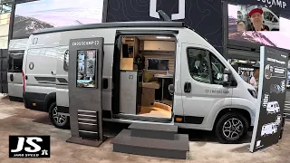 Crosscamp ELMNT 6.4 ES Element RV Camper Van Peugeot Camping car walkaround + interior V3165