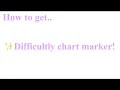 How to get Difficulty Chart Marker CODE ONLY