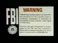 Warner Home FBI Warning Screen 1982-2004 DVD Quality
