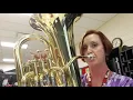 Concert F Major Scale for tuba 2 octaves