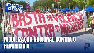 Mobilização Nacional Contra o Feminicídio reúne mulheres em Florianópolis