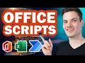 How to use Office Scripts in Excel Power Automate