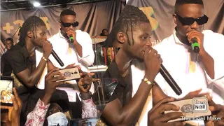sarkodie performs happy day with kuami eugene for the first time