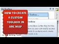 How to crete a Custom Toolbox in ArcMap