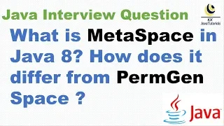 What is MetaSpace in Java 8 How does it differ from PermGen Space permgen vs metaspace