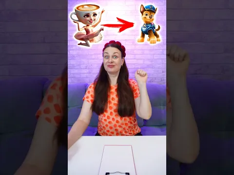 How to draw Ballerina Cappuccino Chase PAW Patrol #shorts
