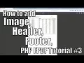 How to add image header and footer in PDF PHP FPDF Tutorial