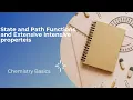 Thermodynamics Basics Extensive Intensive Properties and State Path Function