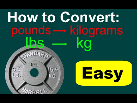 Download MP3 Converting lbs to kg (lbs to kg conversion). Conversions of pounds to kilograms.