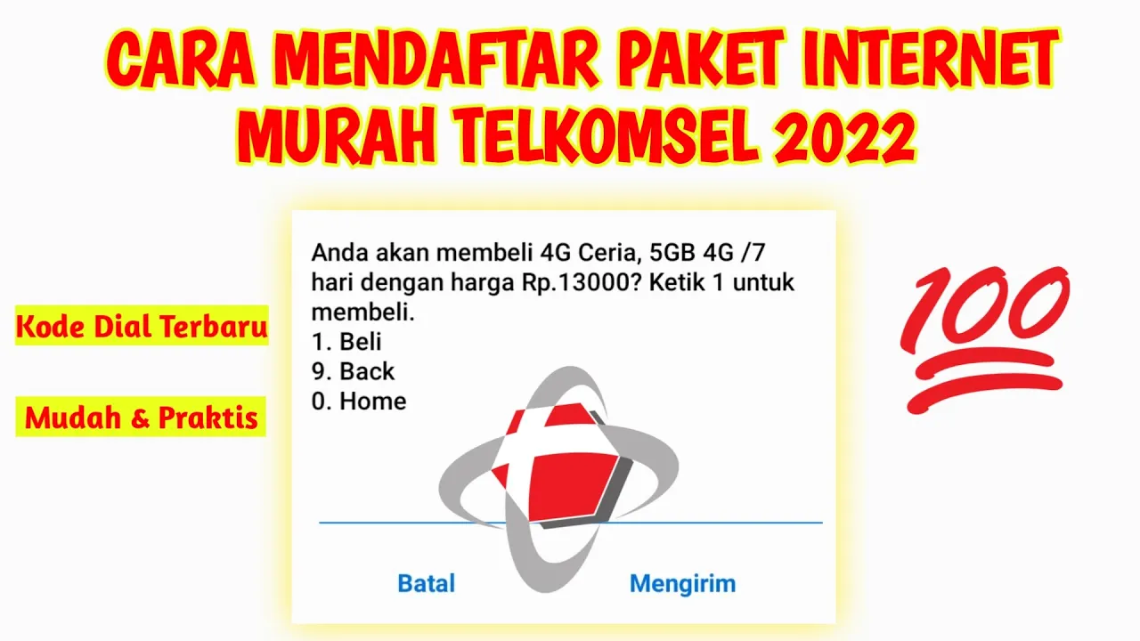 Kuota Murah 20GB Hanya 6.000!! Kode Dial Telkomsel Murah 2022 | Paket Internet Murah Telkomsel