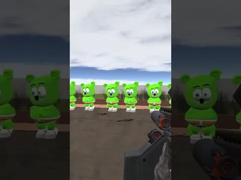 I Destroyed The Gummy Bear Family in GMOD #shorts