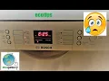 Bosch Dishwasher Error E25