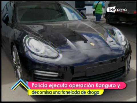 Policía ejecuta operativo Kanguro y decomisa una tonelada de droga
