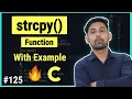 strcpy String Copy Function In C With Example Exaplain In Hindi By Nirbhay Kaushik