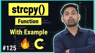 strcpy String Copy Function In C With Example Exaplain In Hindi By Nirbhay Kaushik