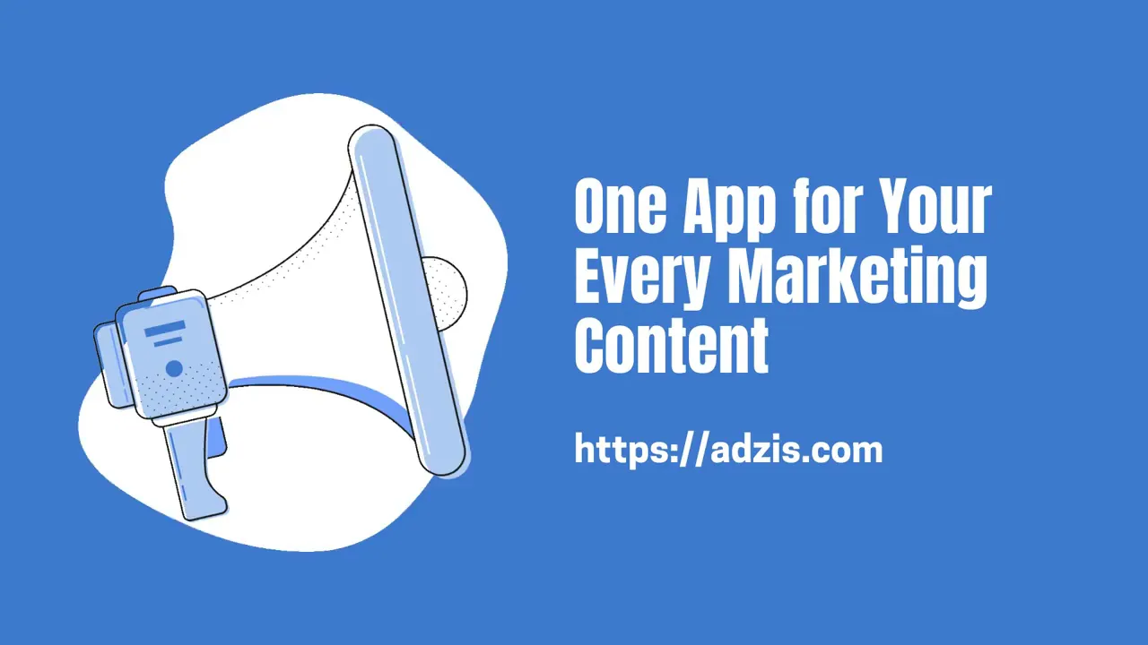 One app for all marketing -Youtube Video ink