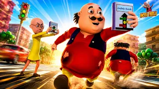 motu safety book accident motu patlu 
