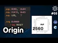 Bare-Metal Embedded Systems AVR ARM in C Assembly - blink atmega2560 AVR MCU in Asswmbly