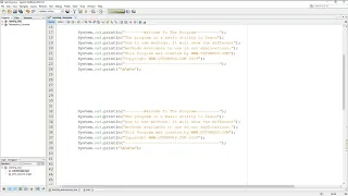 LEARNING JAVA Methods w No Return No Parameters Tutorial