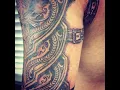 Chest armor tattoo by Gio Angeles