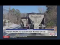 High Point crews work to clear roads of ice
