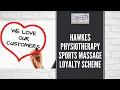 Hawkes Physiotherapy Sports Massage Loyalty Scheme