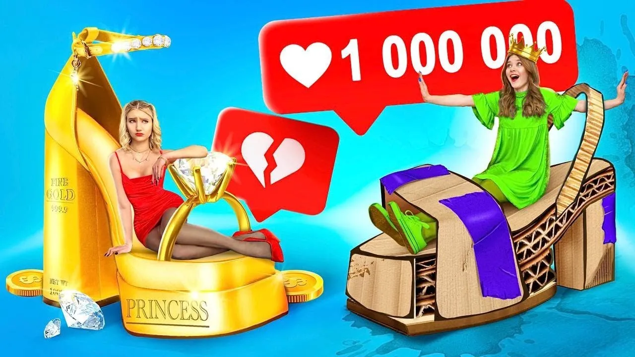 Poor VS Rich VS Giga Rich Princess | Funny Moments From Royal Family Life