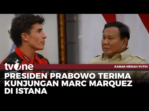 Pertemuan Marc Marquez dan Dua Pebalap Muda Indonesia dengan Presiden Prabowo di Istana