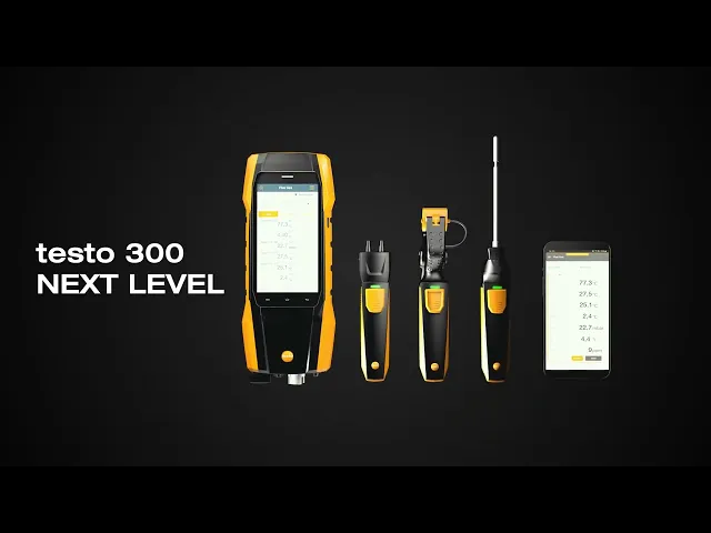Video giving an overview of Testo 300 Flue Gas Analyser