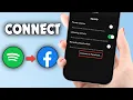 How to connect Spotify to Facebook Full Guide