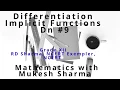 Differentiation Implicit Functions Dn