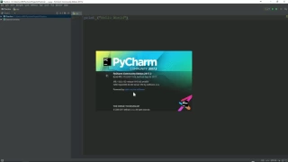 Python Tutorial 1 Installing Pycharm and Displaying Hello World