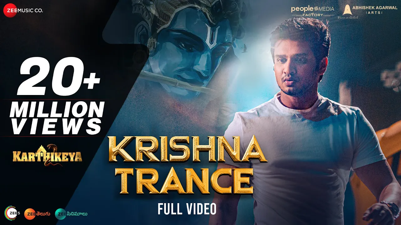 Krishna Trance - Full Video | Karthikeya 2 | Nikhil & Anupama Parameswaran | Kaala Bhairava