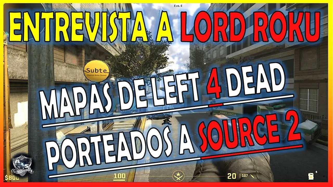 CAMPAÑAS DE LEFT 4 DEAD OFICIALES Y CUSTOM EN SOURCE 2 - ENTREVISTA COMPLETA A LORD ROKU