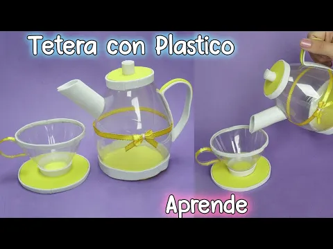 Download MP3 ¡Aprende a Hacer esta Linda Tetera con Plastico!